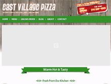 Tablet Screenshot of eastvillagepizza.net